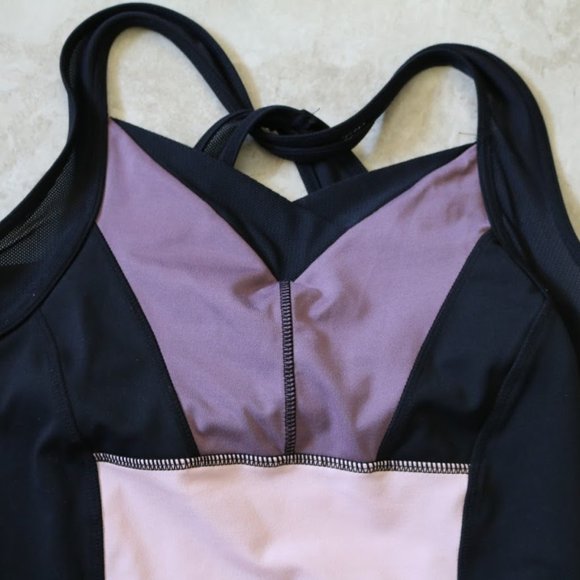 3/$15 Anthropologie | Cynthia Rowley Color block Cross-back Padded Tank - Size S - Picture 4 of 16